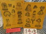 OLD PAPER DOLL YELLOW